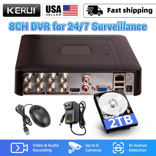 8ch 1080p dvr h 265 - 1080p, 1