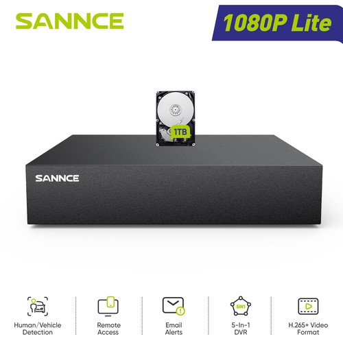 Sannce 8ch 1080p - 1080p, dvr