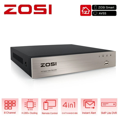 Zosi channel 265 5mp - 8,